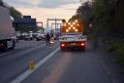 A 4 Rich Olpe vor Rodenkirchener Bruecke Heizoel LKW verliert Heizoel P30